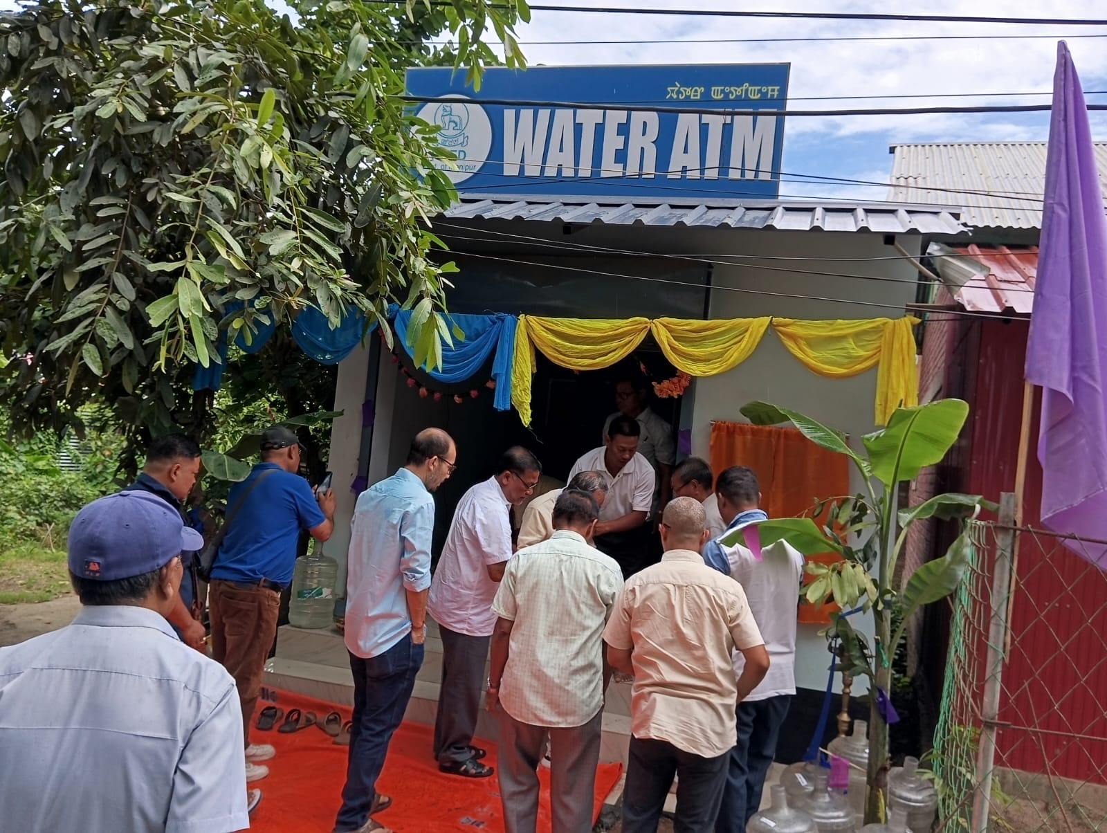 Water ATM Inaugurated at Thoubal Wangmataba
